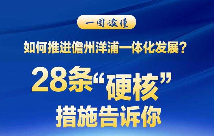 如何推進儋州洋浦一體化發(fā)展？28條“硬核”措施告訴你！
