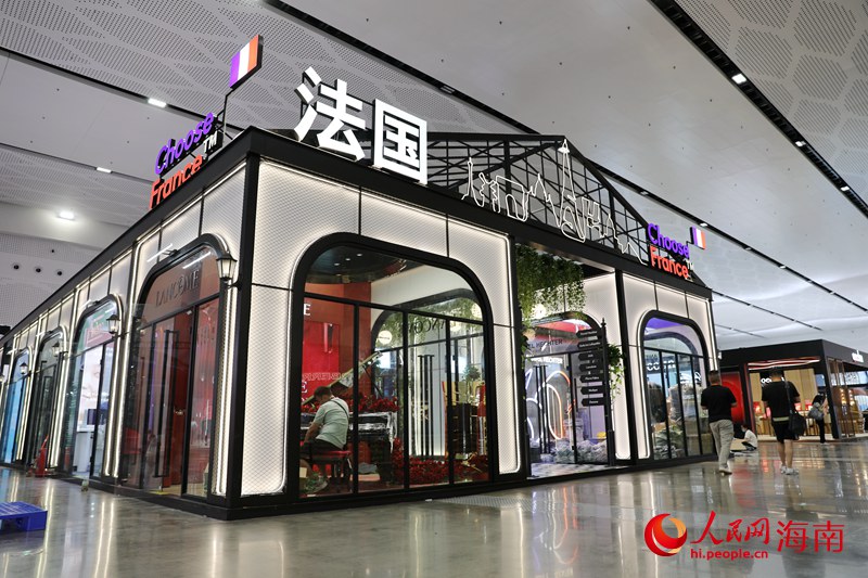 別具一格的展區(qū)。人民網 符武平攝