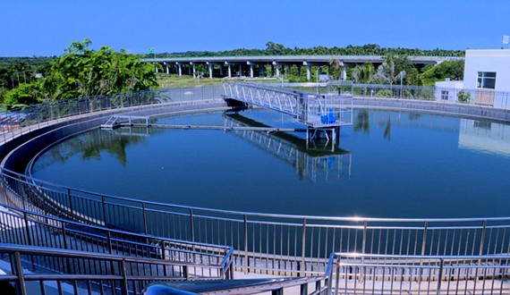 瓊海嘉積城區污水處理廠擴建工程建成通水試運行