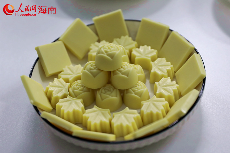 加綠巧食品制造業（海南）有限責任公司的巧克力制品。 人民網 孟凡盛攝
