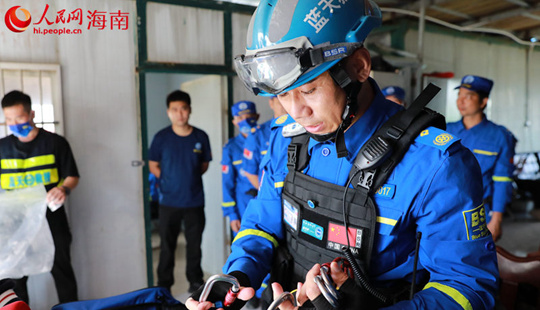 海南藍天救援隊第二梯隊4名隊員馳援土耳其震區