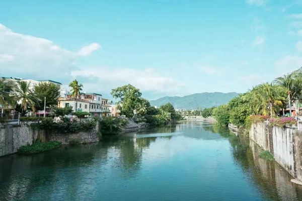 三亞市天涯區檳榔村村景。天涯區供圖
