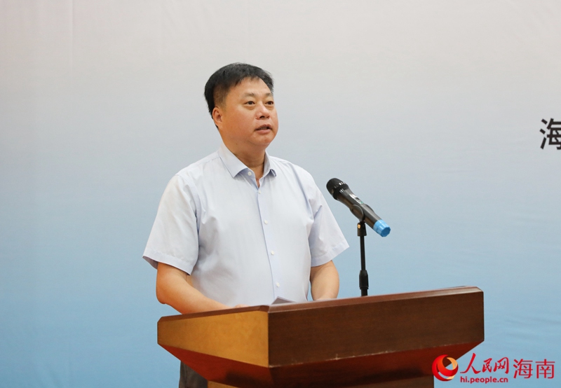 張長豐發表講話。人民網記者 牛良玉攝
