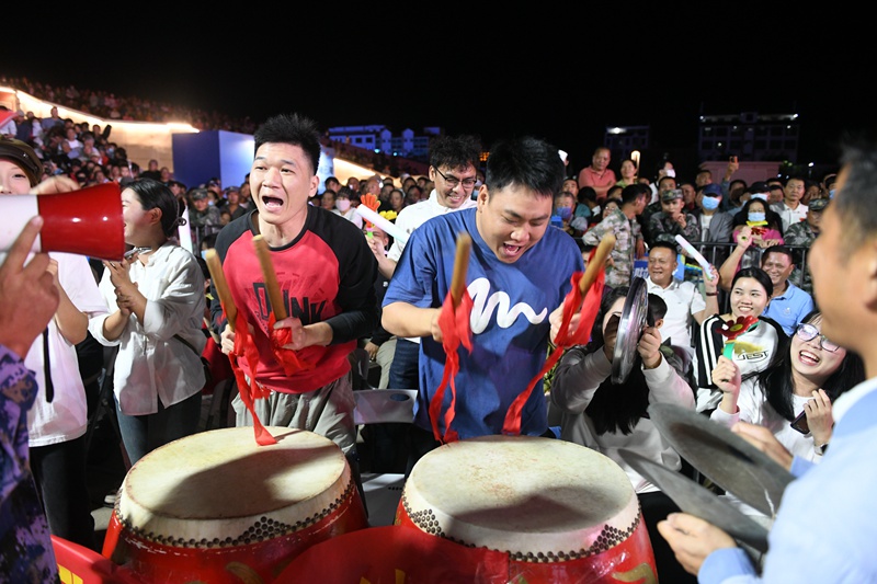 加油鼓勁。主辦方供圖