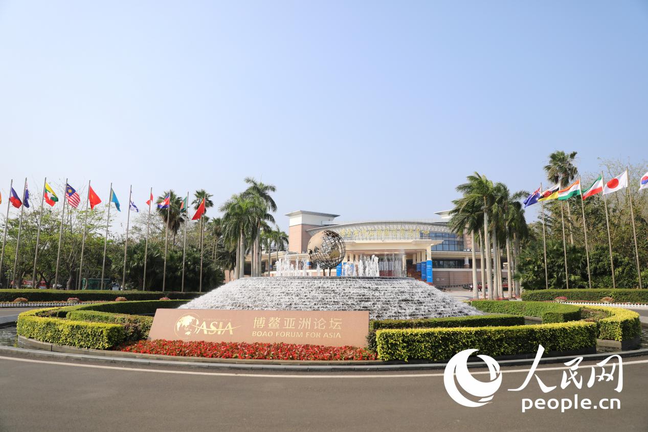 博鰲亞洲論壇中心噴泉廣場。