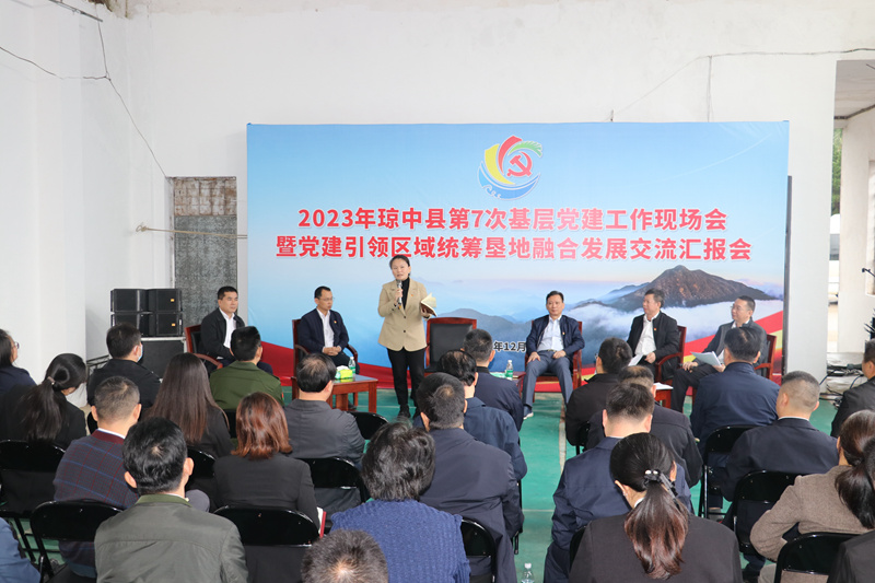 2023年12月，主題為“黨建引領區域統籌墾地融合發展”的黨建現場會在黎母山鎮召開。.jpg