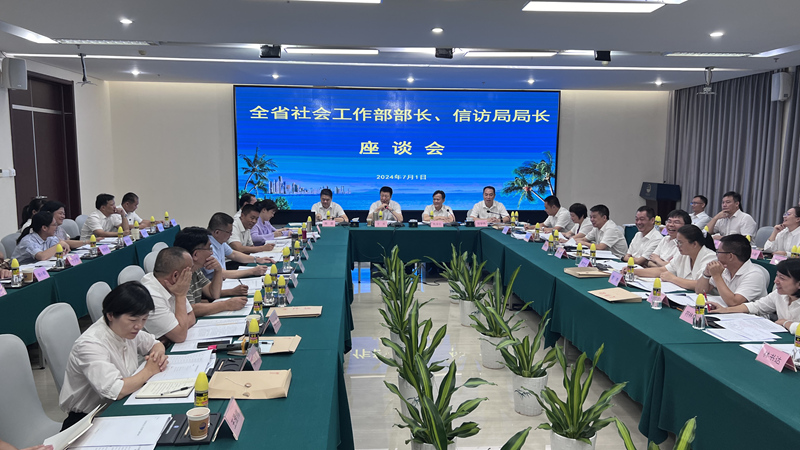 座談會現場。海南省委社會工作部供圖