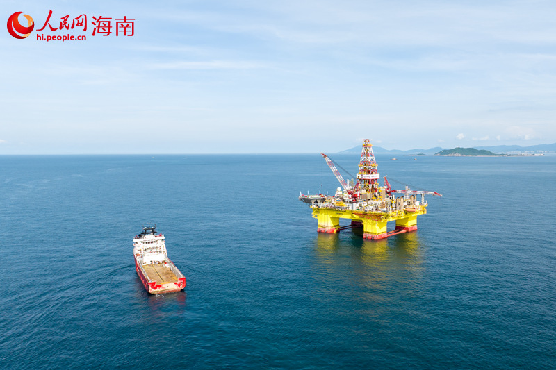 海洋石油982平臺。 人民網記者 孟凡盛攝