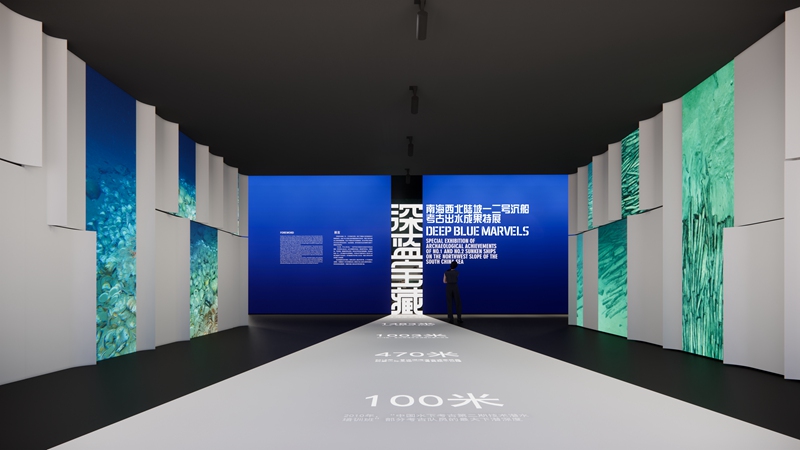 深藍(lán)寶藏——南海西北陸坡一二號沉船考古成果特展。中國（海南）南海博物館供圖