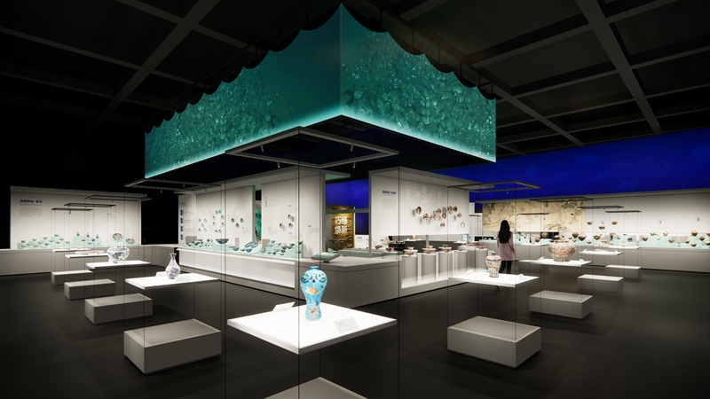 深藍(lán)寶藏——南海西北陸坡一二號沉船考古成果特展。中國（海南）南海博物館供圖