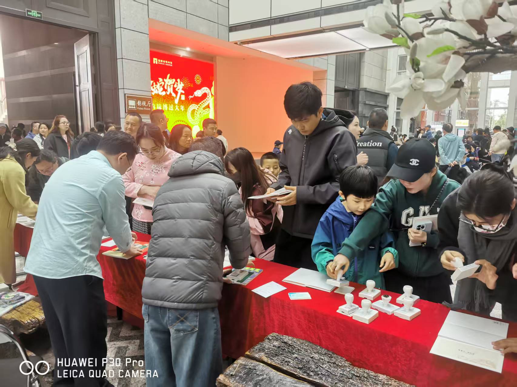 海南省郵政分公司攜手省博物館開展“金蛇賀歲 相約瓊博過大年—巳巳如意”生肖文化推廣活動現場。黃文燕攝