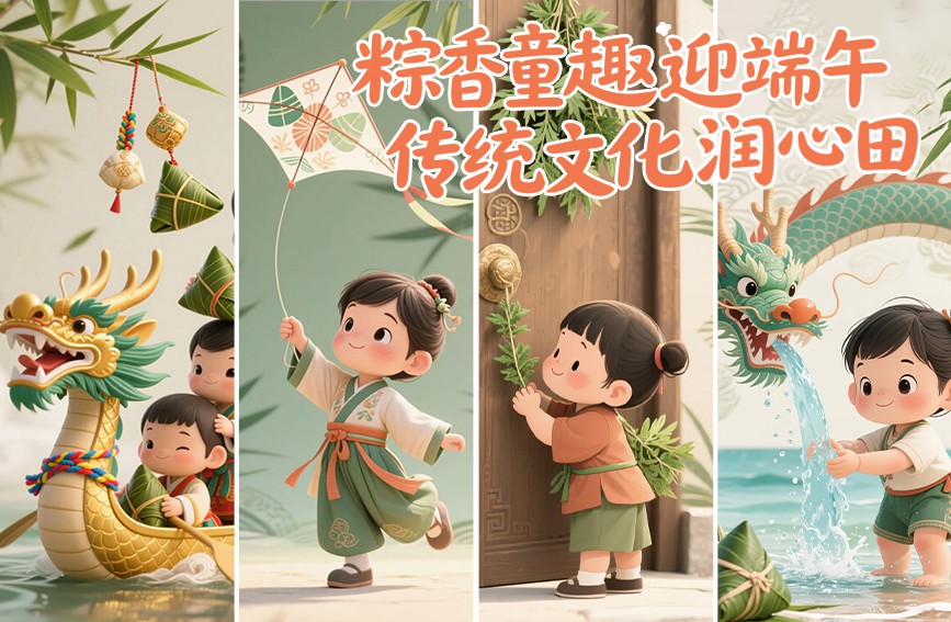 AI繪海南丨童趣“粽”香迎端午 傳統(tǒng)文化潤心田