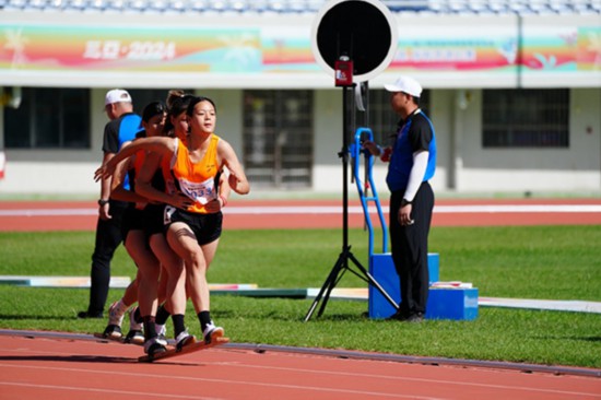 板鞋競速女子60米比賽。馬那甫攝